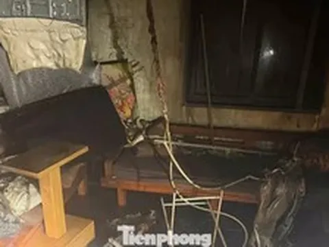 Hiện trường vụ cháy nhà 5 người tử vong ở Hà Nội