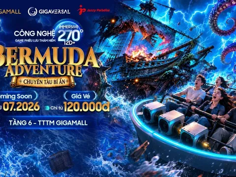 Gigamall ra mắt siêu phẩm thực tế ảo "Bermuda Adventure - Chuyến tàu bí ẩn"