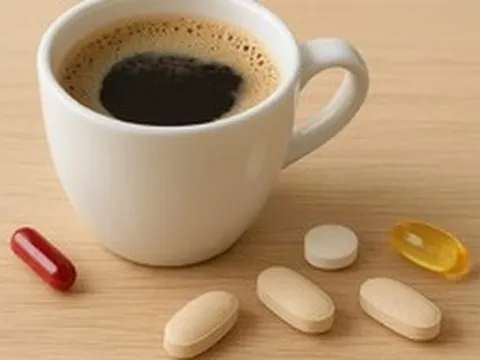 Nếu vừa uống cà phê, bạn đừng dùng 5 loại thực phẩm chức năng này