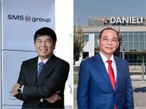 So găng 2 'chiến thần' châu Âu được tỷ phú Phạm Nhật Vượng và Trần Đình Long chọn bắt tay làm thép ray đường sắt