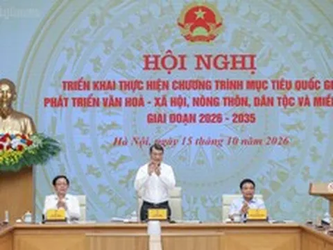 Thủ tướng Lê Minh Hưng chủ trì Hội nghị triển khai Chương trình mục tiêu quốc gia phát triển văn hóa - xã hội, nông thôn, dân tộc miền núi
