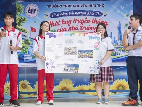 Một trường THPT ở Tp.HCM dự kiến chỉ học chính khóa 4 ngày/tuần