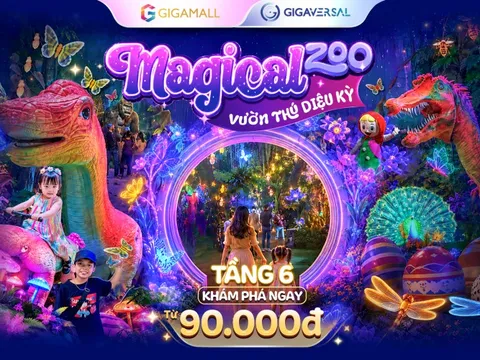TP HCM lần đầu tiên ra mắt vườn thú công nghệ khổng lồ Magical Zoo tại TTTM Gigamall