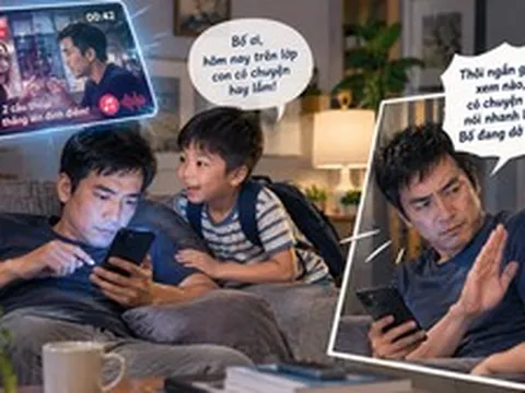Nghiện phim ngắn AI, con vừa mở lời bố đã xua tay 'nói nhanh lên'