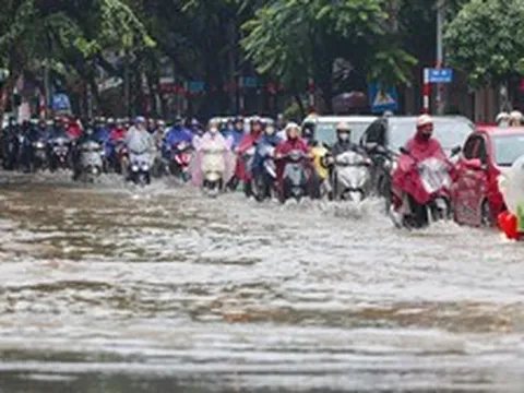 Ngày mai, nhiều nơi có mưa to đến rất to, kéo dài 2 ngày liên tiếp